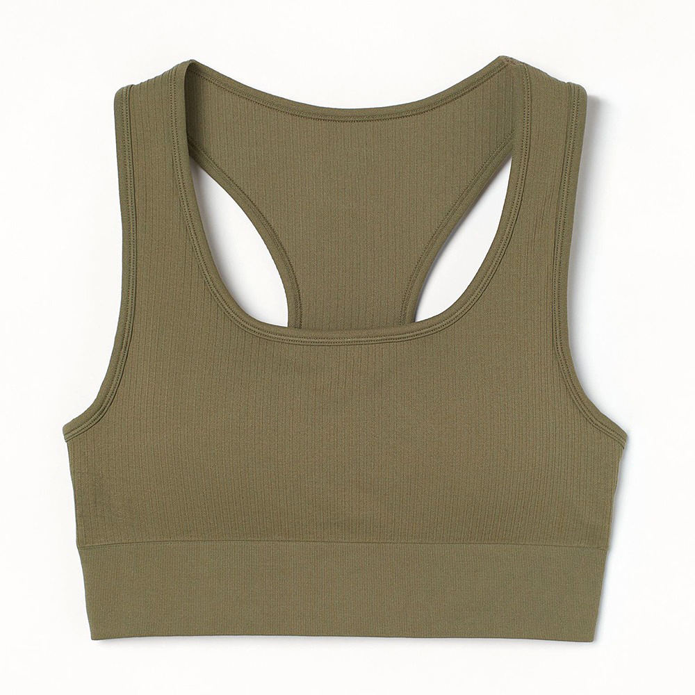 Customize Front High Elasticity Lightweight Eco-Friendly Four-Way Stretch Racerback Women High for Breathable Gym Sports Yoga