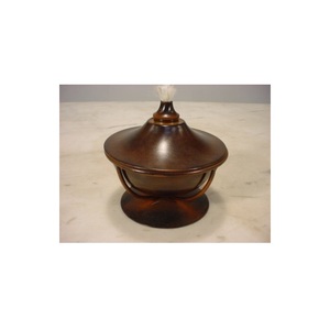 Torche Tiki en métal à patine verte Décor de table pour jardin, patio, balcon, intérieur, extérieur, éclairage de fête Usage décoratif - Product Image 5