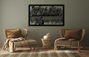 Arte de pared de Metal de diseñador contemporáneo decoración artística escultura de hierro hecha a mano elegante acento de pared para Interior de hogar y oficina - Product Image 2