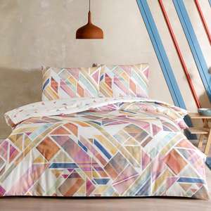 Fresh <b>Pink</b> Taç Ranforce Single <b>Duvet</b> Cover Set Elegant and Contemporary Design - Product Image 1