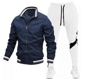 Survêtements d'hiver pour hommes, Logo de luxe, fermeture éclair, vêtements d'entraînement, de sport, personnalisés - Product Image 4