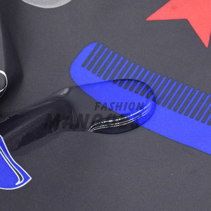 Capa de peluquero con patrón de corte de pelo, impermeable, profesional, Retro - Product Image 4