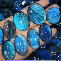 Larimar de Alta Calidad, Cabujón Liso, Piedra Suelta Natural de Múltiples Formas, Gema Certificada IGI, HARI OM CREATIONS, 100% Color Natural