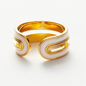 Latest Arrival Gleaming Gold-Tone 2025 Brass Finger Ring A Beautiful, Chic & Sophisticated <b>Accessory</b> - Product Image 2