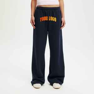 OEM Customized <b>Women</b> <b>Fleece</b> Jogger Track <b>Pants</b> High Quality Oversized Sweatpants Winter Casual Wear Baggy Ladies Trouser - Product Image 2