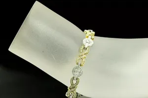 6-Inch 8.48 Ct <b>Simulated</b> Moissanite Sterling Silver Tennis Bracelet for Women Rose Gold Plated for Wedding or Gift - Product Image 4