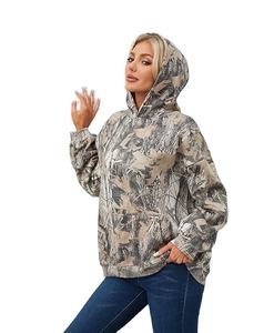 Nuevo Camo Luxury Women Hoodies Alta calidad Algodón Fleece Acid Wash Pullover Heavyweight Streetwear Boxy Fit Invierno Otoño - Product Image 1