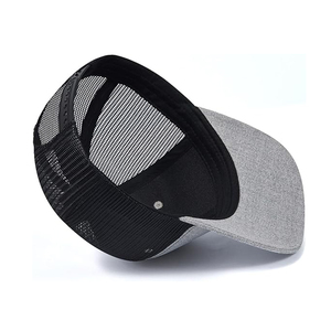 Factory Wholesale Men's Trucker Hat Customized Logo Mesh Adjustable Streetwear Trucker Hats 100% Cotton Lightweight OEM Service - Product Image 3