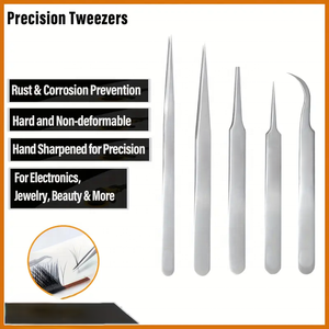 แหนบขนตาปลอมที่มีความแม่นยำแบบไม่ใช่แม่เหล็กแบบมืออาชีพแหนบแบบอุตสาหกรรมสำหรับงานหัตถกรรมอิเล็กทรอนิกส์เคลื่อนที่ - Product Image 6