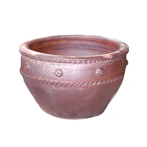 RU-26 Vietnam Rustic Pot Garden Outdoor Antique Flower Atlantic Style Pottery Pots Planters