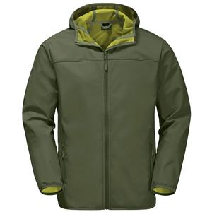 Veste Softshell Légère en Polyester pour Homme 2026, Longue, Décontractée, pour Randonnée Hivernale en Extérieur, avec Capuche et Col en Toile, Nouveau Design OEM - Product Image 3