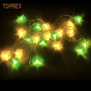 Guirnalda de luces impermeables de Ramadán, diseño cuadrado musulmán amarillo verde, decoración de jardín <span class=keywords><strong>para</strong></span> interiores/exteriores, clasificación IP65 <span class=keywords><strong>para</strong></span> Navidad - Product Image 3