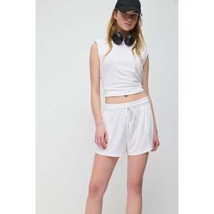 Shorts décontractés pour femmes avec taille élastique et cordon de serrage, taille XS, en spandex, motif tendance, ajustables avec des poches - Product Image 3