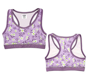 Women's 2025 Sports <b>Bra</b> Fitness Running Shockproof Beautiful Back Gathered <b>Bra</b> Large Size Vest Yoga <b>No</b> Steel Ring Printed Sports - Product Image 4