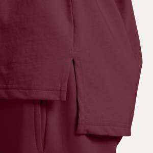 Chemise confortable bordeaux 002 avec un élément de mode simple - Product Image 5
