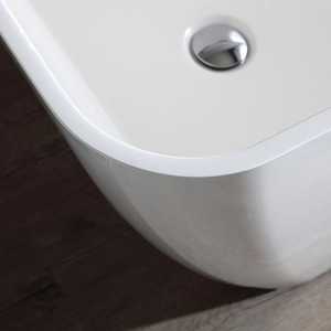 อ่างอาบน้ำหินอ่อนแบบตั้งอิสระที่ทันสมัยโดย silvi - Product Image 5