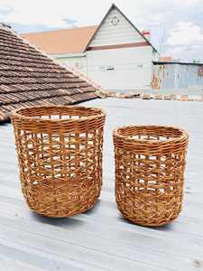 Wholesale <b>Rattan</b> <b>Basket</b> for Laundry Storage featuring Handcrafted Woven Design and Natural Home Decor Aesthetics. - Product Image 5