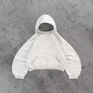 Nouveau sweat à capuche vierge personnalisé 100% coton avec fermeture éclair en polaire épaisse poids lourd surdimensionné Logo imprimé personnalisé sweats à capuche et sweat-shirts pour hommes - Product Image 5