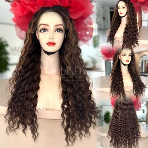 Perruques de cheveux humains naturels bouclés de haute qualité, couleur brune, de Bumerse, provenant de cheveux humains vietnamiens, cheveux humains réels, 2025 - Product Image 2