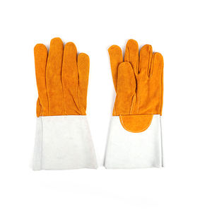 Gants de travail en cuir fendu renforcé par le fabricant, revêtement en latex, nylon, caoutchouc et polyester, gants de sécurité pour le jardinage - Product Image 6