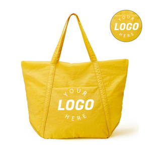 Bolso Tote de Nylon Suave OEM ODM 2026 para Mujer, Bolso de Mano Ligero Personalizado de un Solo Hombro para Viajes, Playa y Compras - Product Image 1