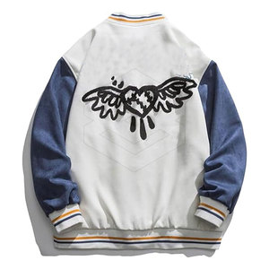 Chaqueta con letras de chenilla bordadas personalizada, diseño único, chaqueta con letras de chenilla bordadas de gran calidad para hombres - Product Image 2