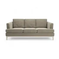 3-Sitzer Chesterfield-Stil Leder-PU-Sofa-Set Wohnzimmermöbel mit Schwammfüllung für Apartments Komfortables Ecksofa