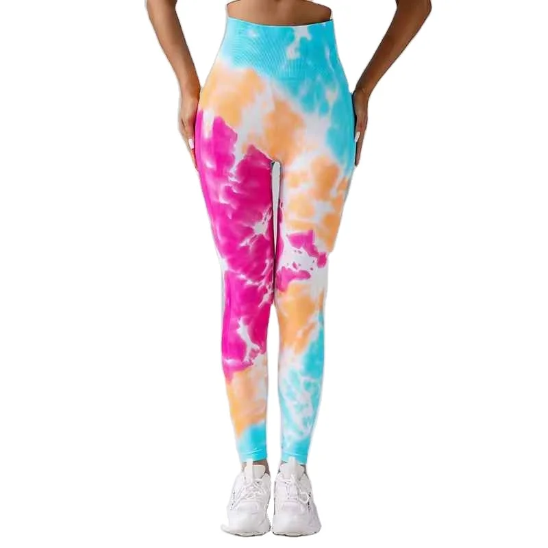 New Tight Gym Clothing Custom Logo Sports Wear Tummy Control High Waist Flared Fitness Pants Women Legging