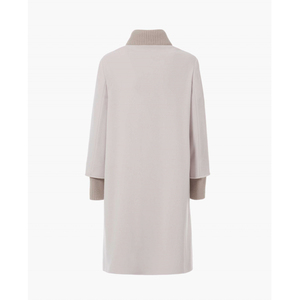 Gabardina Vintage para Mujer con Cinturón |   Abrigo Largo de Moda 100% Lana Ecológica para Mujer |   Fábrica de Etiquetas Privadas al por Mayor - Product Image 5