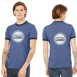 เสื้อยืดคอตตอนผสมโพลีเอสเตอร์แบบริงเกอร์ Bella Canvas จากโรงงานขายส่ง - Product Image 1