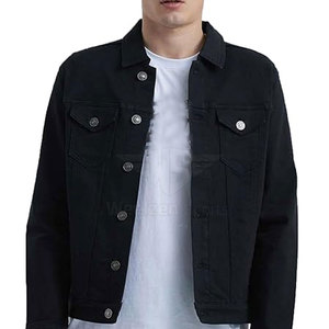 Men <b>Jeans</b> Jacket Durable Material Classic Design For <b>Work</b> Casual Outfits And Travel Days Winter Jackets - Product Image 4