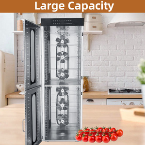 Essiccatore per Alimenti Elettrico Domestico KR FD-48D a Controllo Digitale, 48 Ripiani, per Frutta e Verdura - Product Image 3