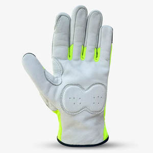 Guantes SKATIQ originales de piel de cabra resistentes a cortes y a impactos en la palma de la piel de cabra, marca SKATIQ, 2017 - Product Image 3