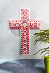 Collier en coquillage de nacre sculpté à la main de Bethléem, design zen asiatique de luxe, décoration murale élégante pour la maison, baptême - Product Image 3