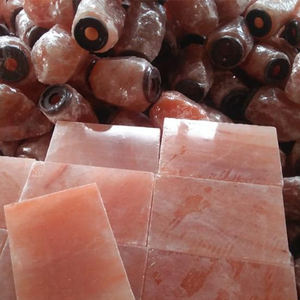 OEM fabrique une lampe au sel rose de l'Himalaya de haute qualité en briques sculptées à la main artisanat naturel du Pakistan - Product Image 5