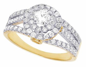 925 Plata Iced Out joyería nupcial elegante compromiso estilo Moissanite diamante racimo anillo de bodas para mujeres - Product Image 3