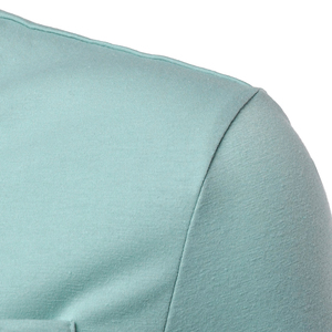 Wholesale Men's Casual Short Sleeve for Polo Shirts Stylish Solid Pattern Knitted <b>Fabric</b> for Adults - Product Image 4