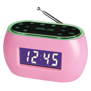 CR-740 <b>Portable</b> LCD Display Alarm Clock FM <b>Radio</b> With RGB Mood Light - Product Image 4
