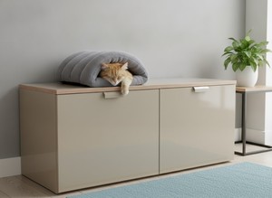 บ้านแมวและที่นอนขนเฟอร์สุดหรูแสนสบายของ Amistar สำหรับสัตว์เลี้ยงที่คุณรัก - Product Image 6