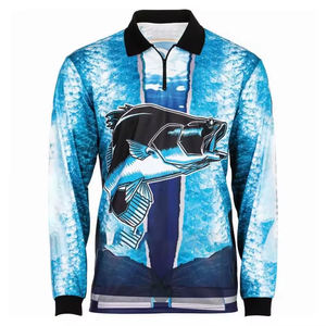 Sublimación personalizada Impreso 100% Poliéster Ropa de pesca Camisa y camisetas Diseños únicos Transpirable-a la venta en Pakistán - Product Image 2