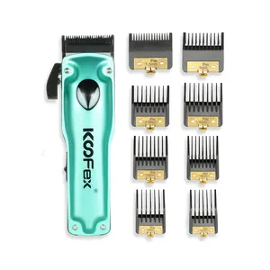 Koofex新しいデザイン6800 RPMブラシレスモーターバリカン取り外しヘア電気バリカン