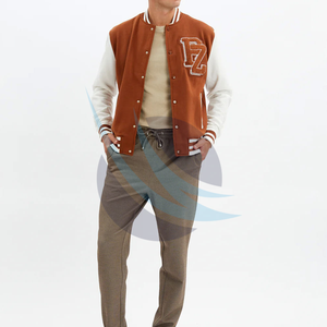 Veste universitaire pour homme, veste de baseball personnalisée en laine et cuir, veste vintage surdimensionnée, streetwear pour l'hiver et la mode - Product Image 3