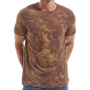 Camiseta de Lujo con Cuello Redondo para Hombre, Diseño de Logotipo Personalizado, Manga Corta, 100% Algodón, Bordado Frontal, Estilo Casual - Product Image 6