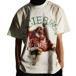 เสื้อยืดผ้าฝ้ายวินเทจสำหรับผู้ชายพิมพ์โลโก้แบบกำหนดเองสีพื้นซักด้วยหินสีสำหรับล้างกรด100% โลโก้แบบโอเวอร์ไซส์พิมพ์ลายกราฟิก - Product Image 1