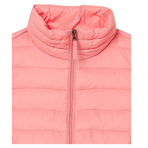 Chaqueta acolchada con logotipo personalizado 2025 para mujer, chaqueta de invierno de lona Softshell de estilo Letterman informal, calidad Premium - Product Image 3