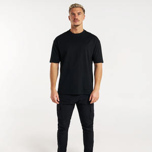 T-shirt sérigraphié Dtg de haute qualité T-shirt surdimensionné pour hommes, poids lourd 230gsm, 100% coton, imprimé Dtg uni - Product Image 5