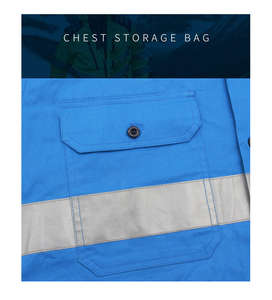 Camiseta de Seguridad de Alta Visibilidad con MOQ Bajo, Ropa de Trabajo Reflectante, Transpirable, de Secado Rápido y Manga Corta - Product Image 5