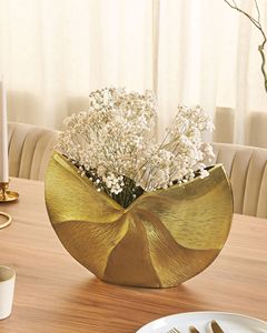 Jarrón de Piso Moderno Costero Hecho a Mano, Jarrón de Metal y Hierro Único para Navidad, Jarrón de Flores con Espacio de Almacenamiento Oculto, Mayorista - Product Image 3