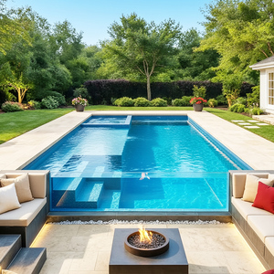 Piscina Enterrada Modular de Fibra de Vidrio para Spa de 8m, Tamaño Grande y Personalizado para Exteriores, Equipo para Piscina de Fabricación China - Product Image 2