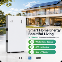 Batterie LiFePO4 CFE-WL-16 16 kWh 51,2 V pour système divisé avec communication CAN RS485, compatible réseau hybride pour ESS solaire résidentiel